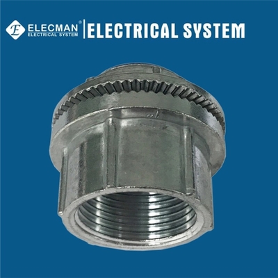 Zinc IMC Rigid Conduit Fittings Watertight Conduit Hub With Insulated Throat