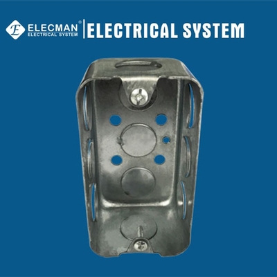 Handy Electrical Outlet Steel Receptacle Metallic Outlet Boxes 4"X 2"X 1-7/8"