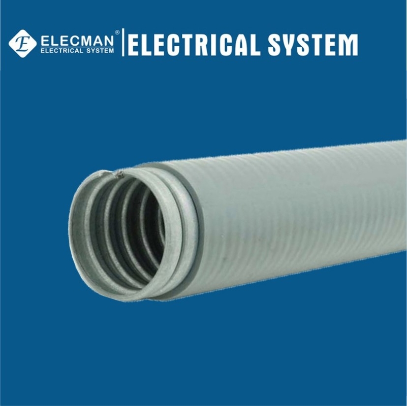 Galvanized Electrical Flexible Conduits Liquid Tight Metallic Conduit 1/4 Inch - 4 Inch