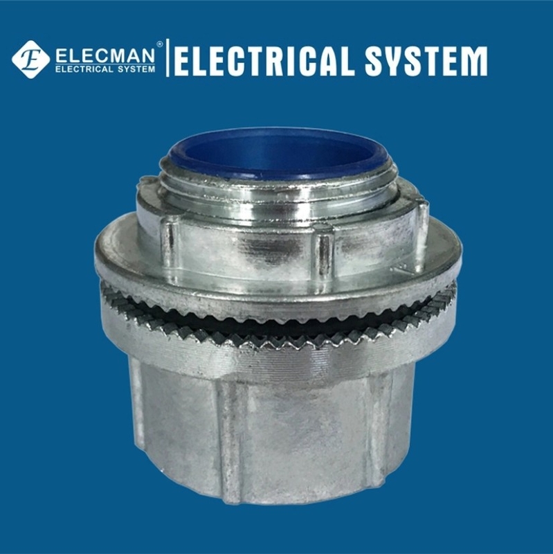 Zinc IMC Rigid Conduit Fittings Watertight Conduit Hub With Insulated Throat